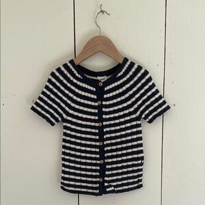 Striped Navy and White Kids Shirt